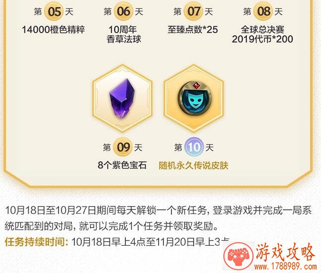 LOL2019全球总决赛代币什么时候过期