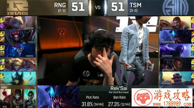 LOLS6RNG赢了TSM,RNG小组第二出线