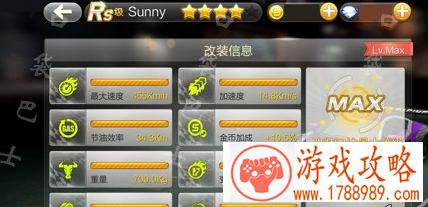 天天飞车sunny